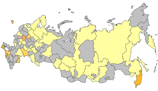 Fig. 8. Results of PCR detections of SARS-CoV-2 in Russia