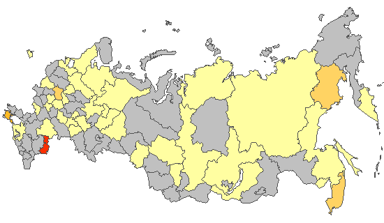Fig. 8. Results of PCR detections of SARS-CoV-2 in Russia