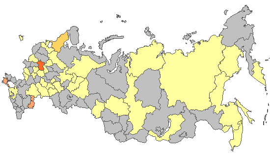Fig. 8. Results of PCR detections of SARS-CoV-2 in Russia
